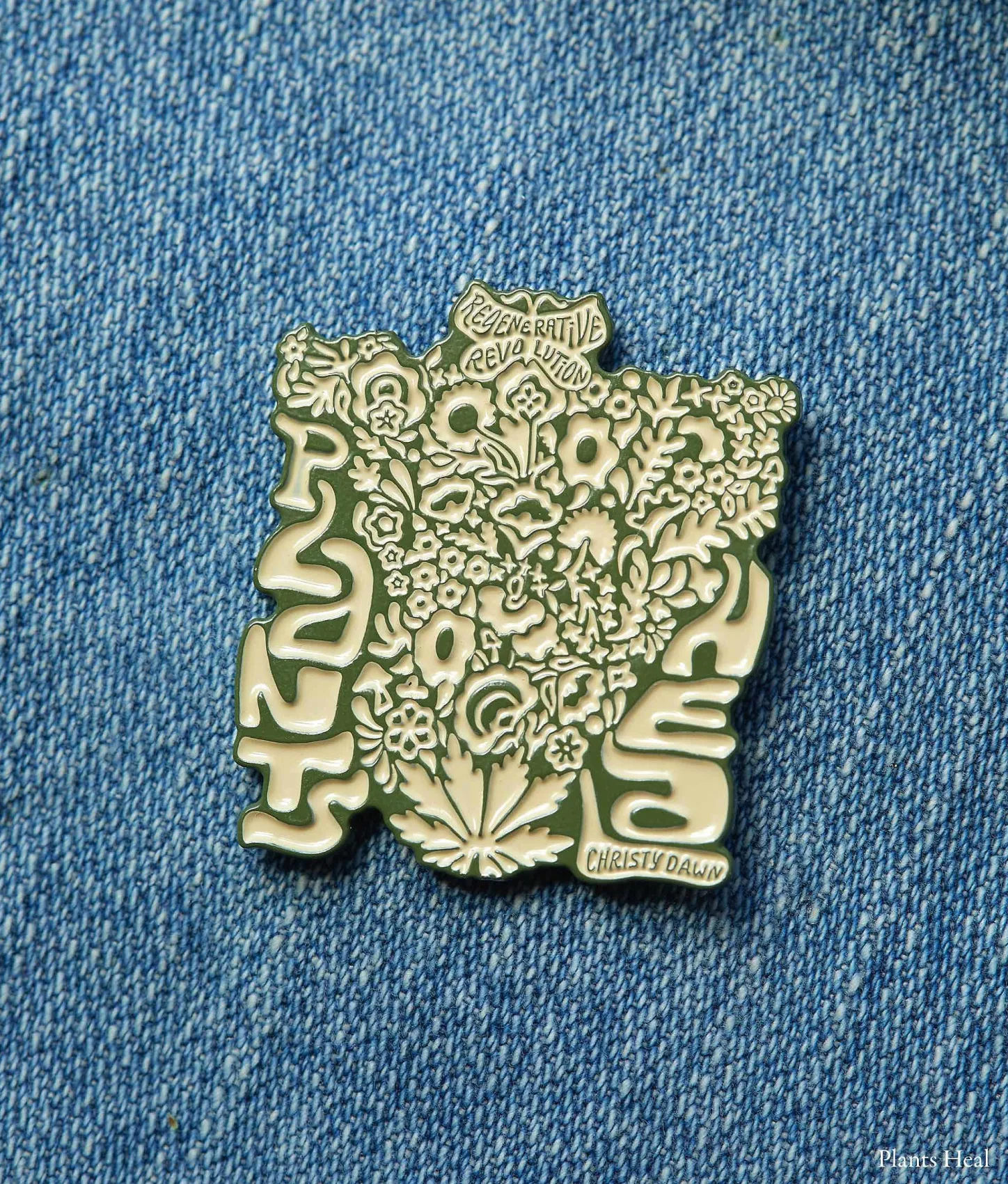 Accessories & Offerings^Christy Dawn Enamel Pin Plants Heal