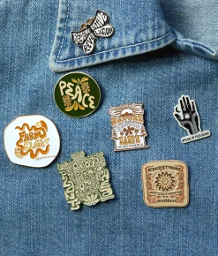 Accessories & Offerings^Christy Dawn Enamel Pin Nature Is My Religion