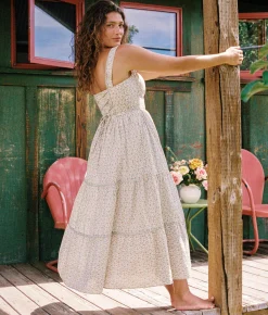 Dresses^Christy Dawn The Adele Dress Creme Strawberry