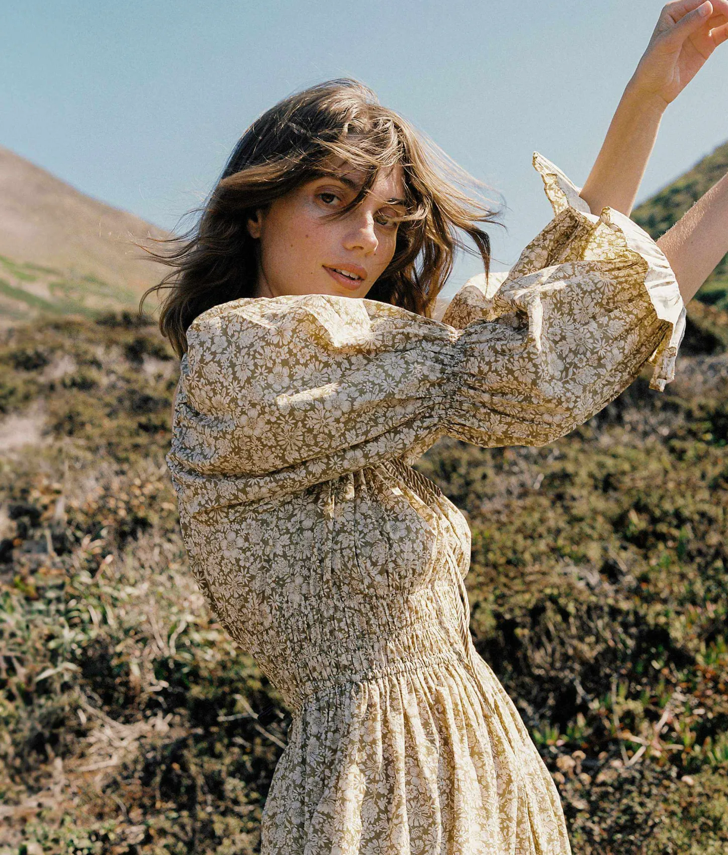 Dresses^Christy Dawn The Adelia Dress Green Daisy