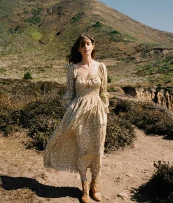 Dresses^Christy Dawn The Adelia Dress Green Daisy