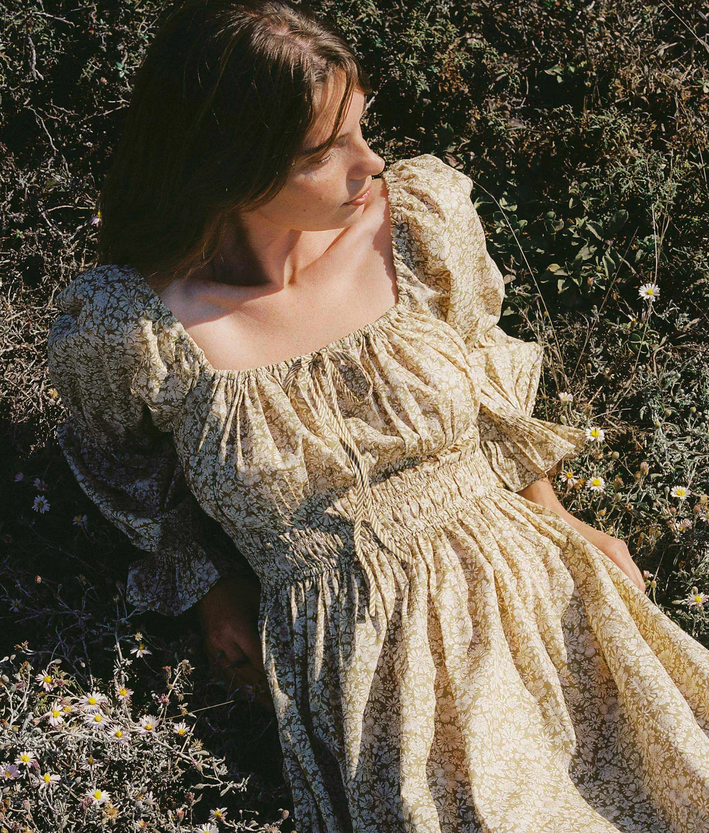 Dresses^Christy Dawn The Adelia Dress Green Daisy
