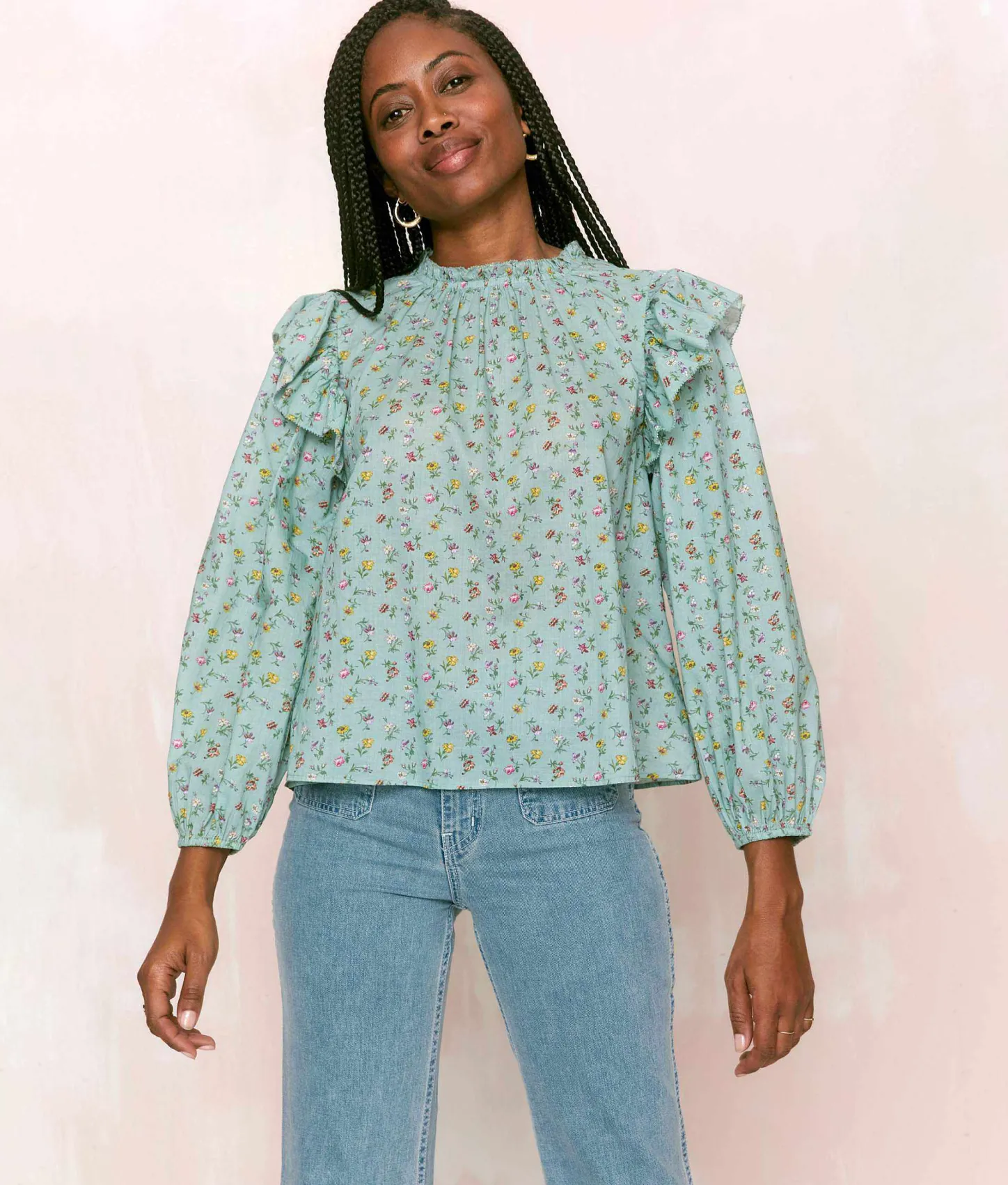 Dresses^Christy Dawn The Alexandra Top Fern Garden