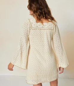 Dresses^Christy Dawn The Alina Dress Cream Crochet