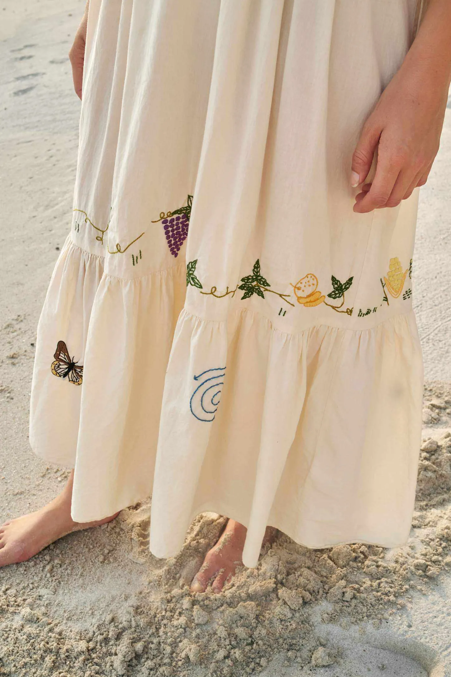 Dresses^Christy Dawn The Antonia Dress Ecru