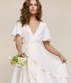 Bridal^Christy Dawn The Athena Dress Pearl Silk