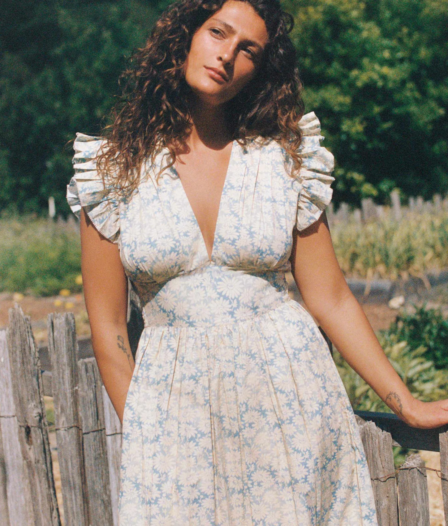 Dresses^Christy Dawn The Aurelia Dress Sky Chamomile