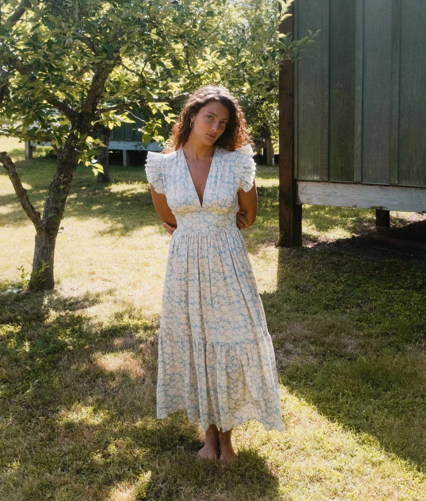 Dresses^Christy Dawn The Aurelia Dress Sky Chamomile