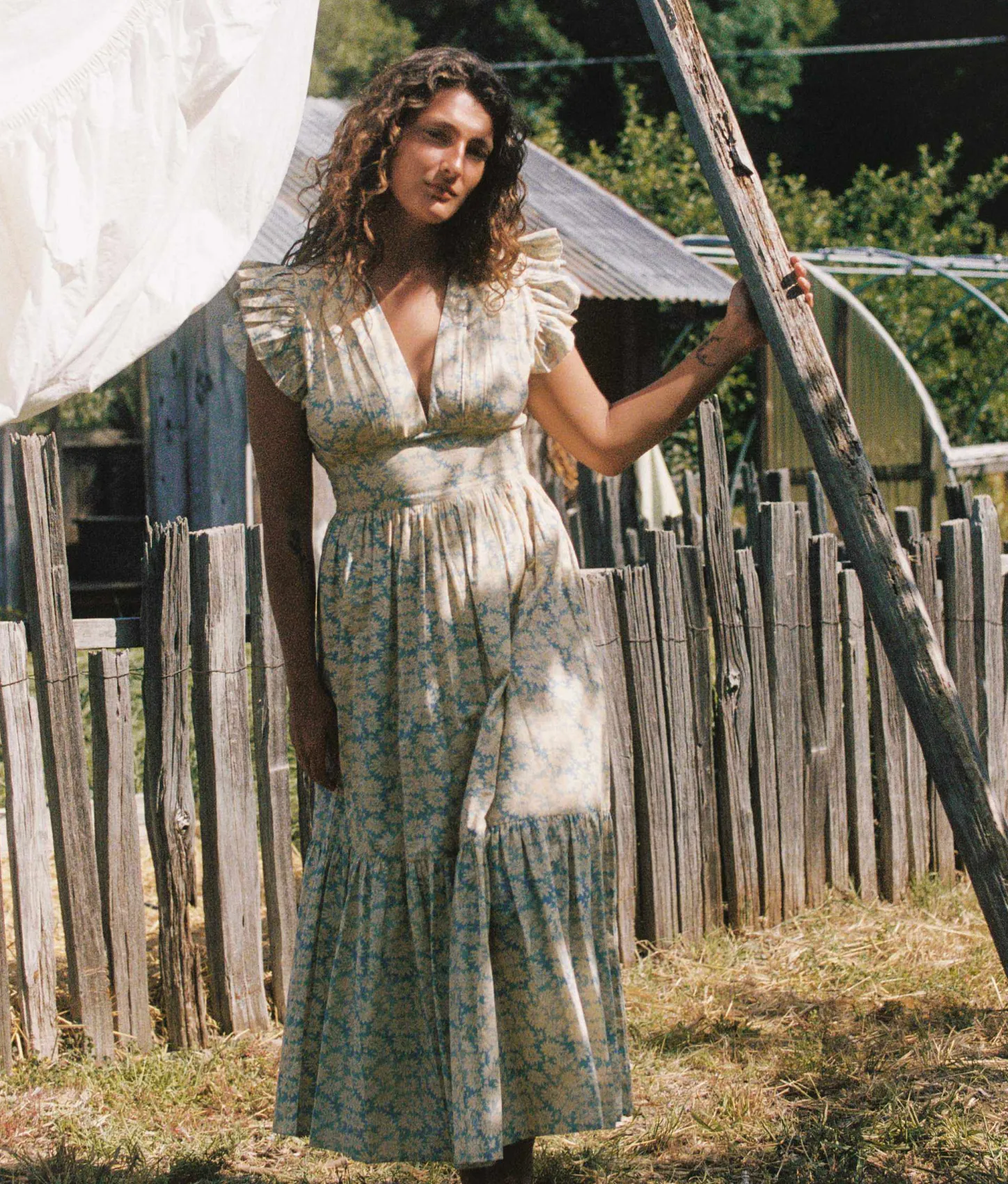Dresses^Christy Dawn The Aurelia Dress Sky Chamomile