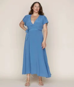 Dresses^Christy Dawn The Autumn Dress Ocean Silk