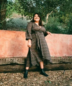 Dresses^Christy Dawn The Bergen Dress Extended Black Cosmos Floral
