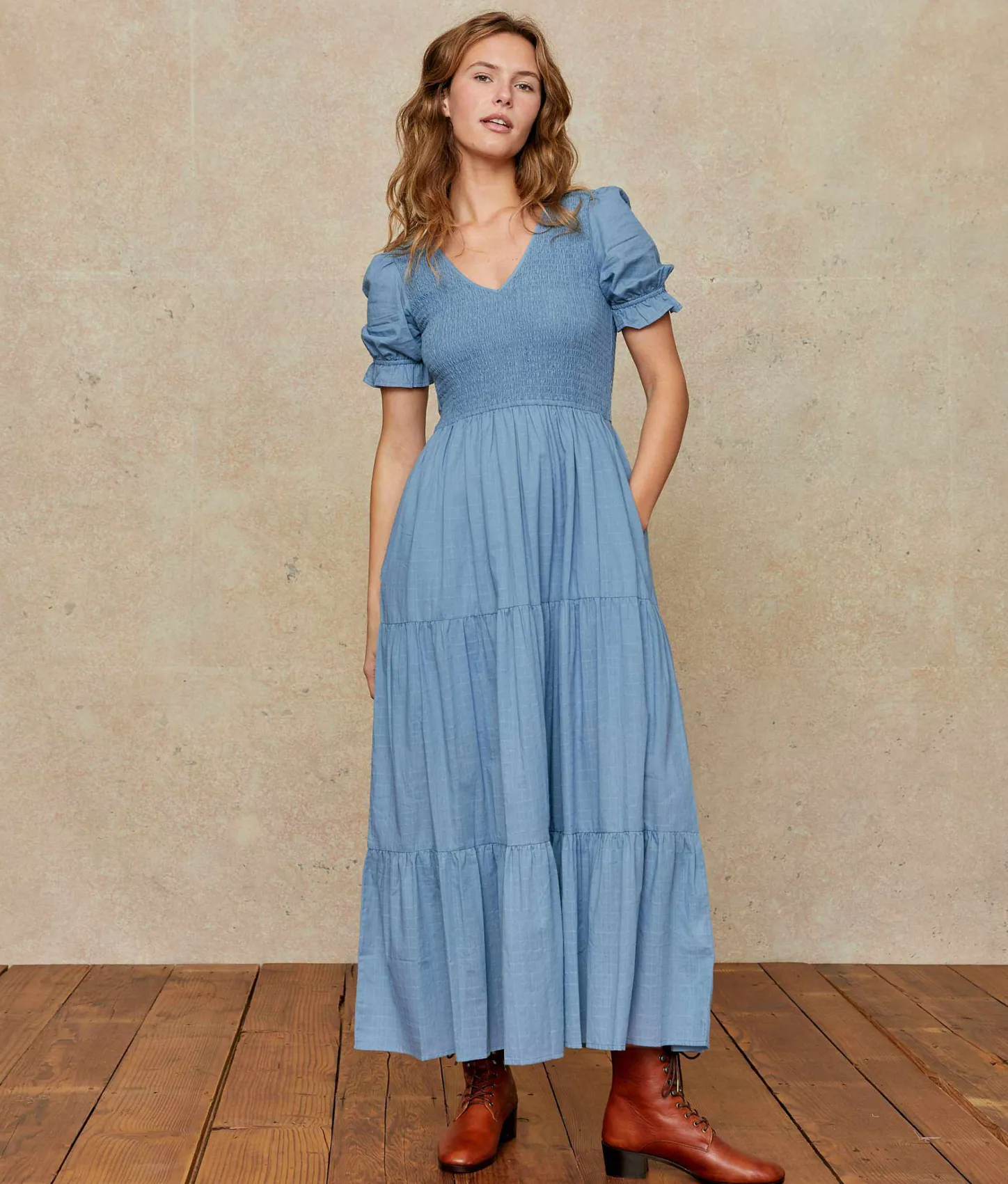 Dresses^Christy Dawn The Brooklyn Dress Bluestone