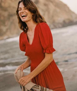Dresses^Christy Dawn The Brooklyn Dress Crimson Gauze