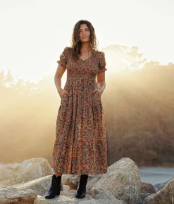 Petite Sizing^Christy Dawn The Brooklyn Dress Petites Plum Flora