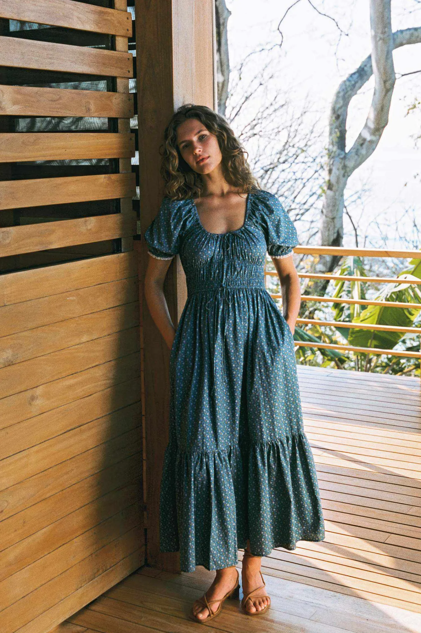 Petite Sizing^Christy Dawn The Brynne Dress Petites Essence Blue
