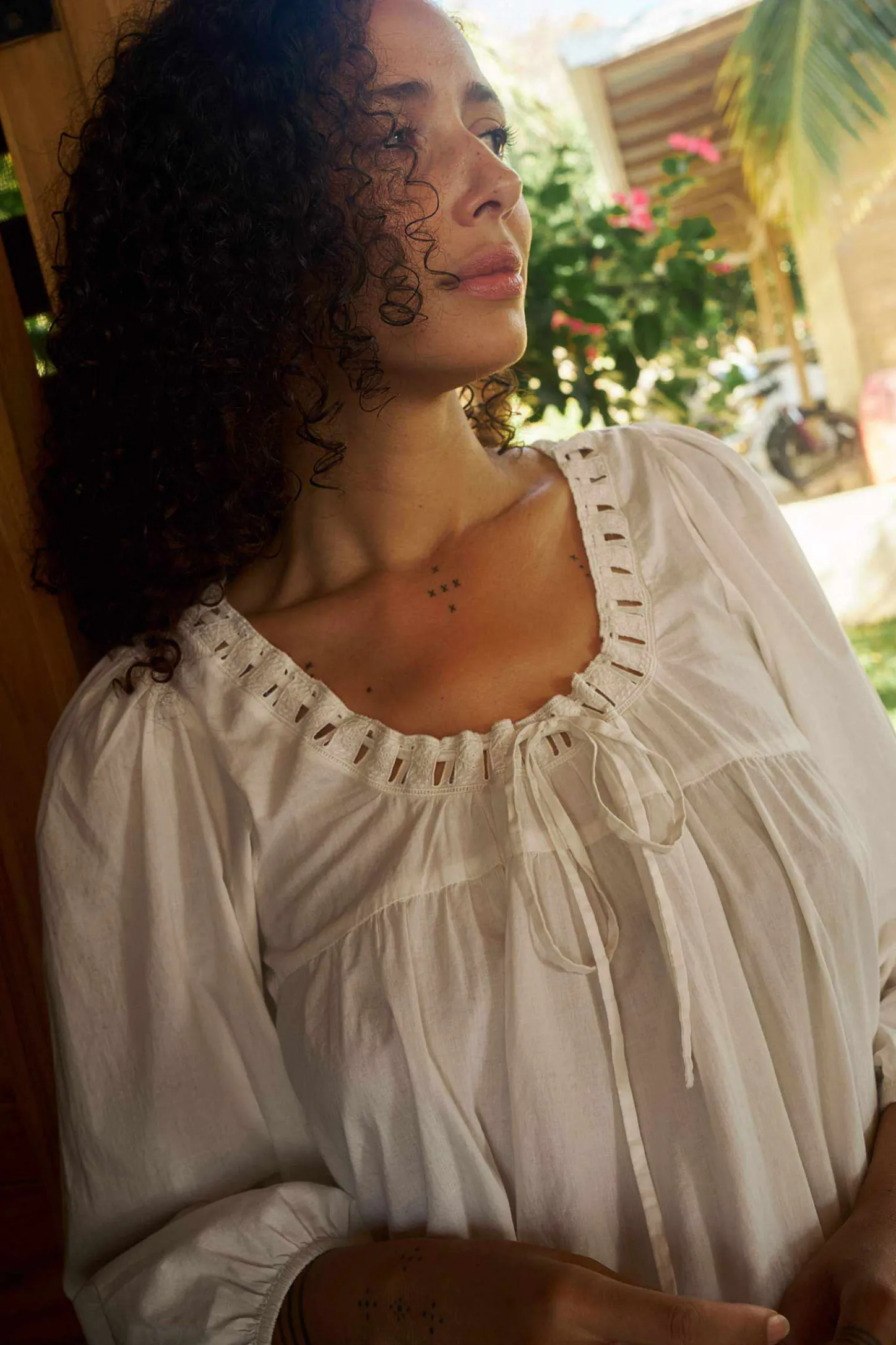 Tops & Blouses^Christy Dawn The Cale Blouse Pearl