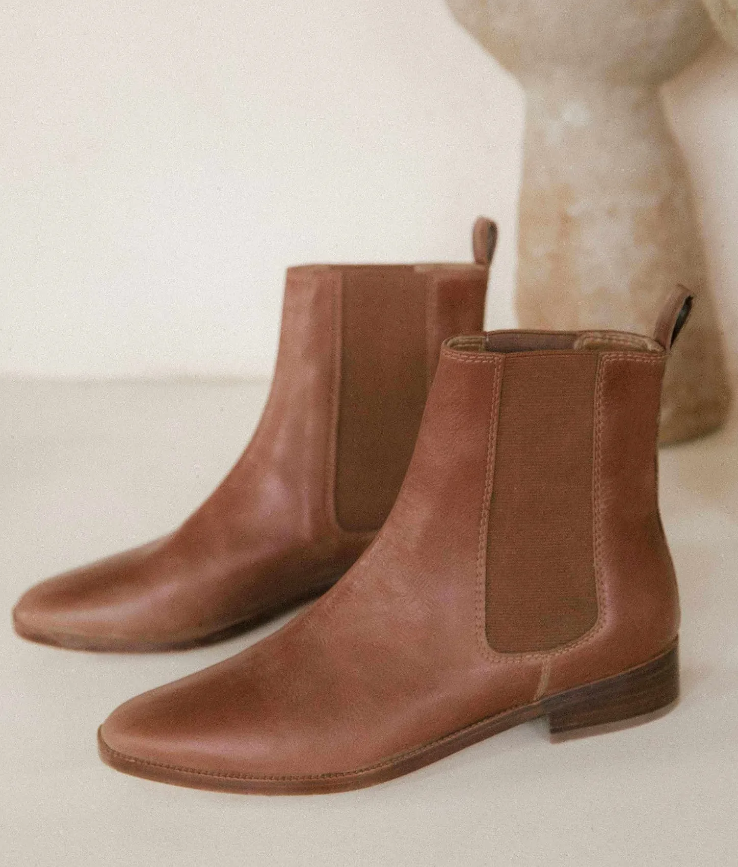 Footwear^Christy Dawn The Chelsea Boot Hazelnut Leather