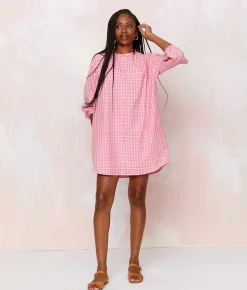 Dresses^Christy Dawn The Cheyene Dress Rose Basketweave
