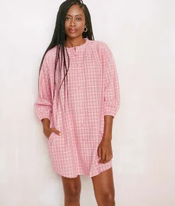 Dresses^Christy Dawn The Cheyene Dress Rose Basketweave