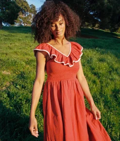 Dresses^Christy Dawn The Cierra Dress Petites Rojo Khadi