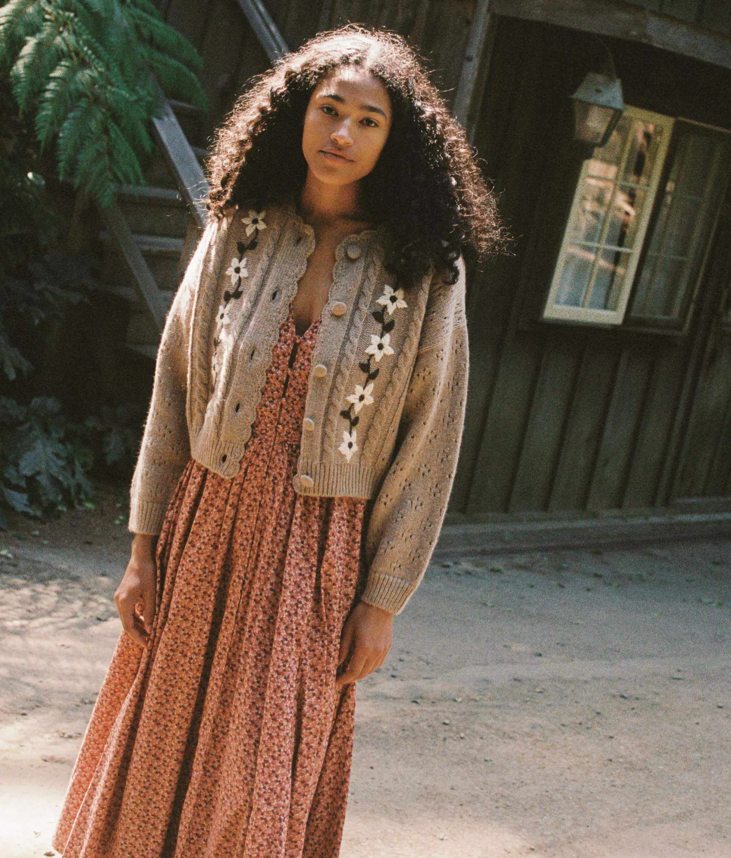 Dresses^Christy Dawn The Clover Cardigan Fawn