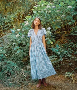 Dresses^Christy Dawn The Dawn Dress Cornflower Basketweave
