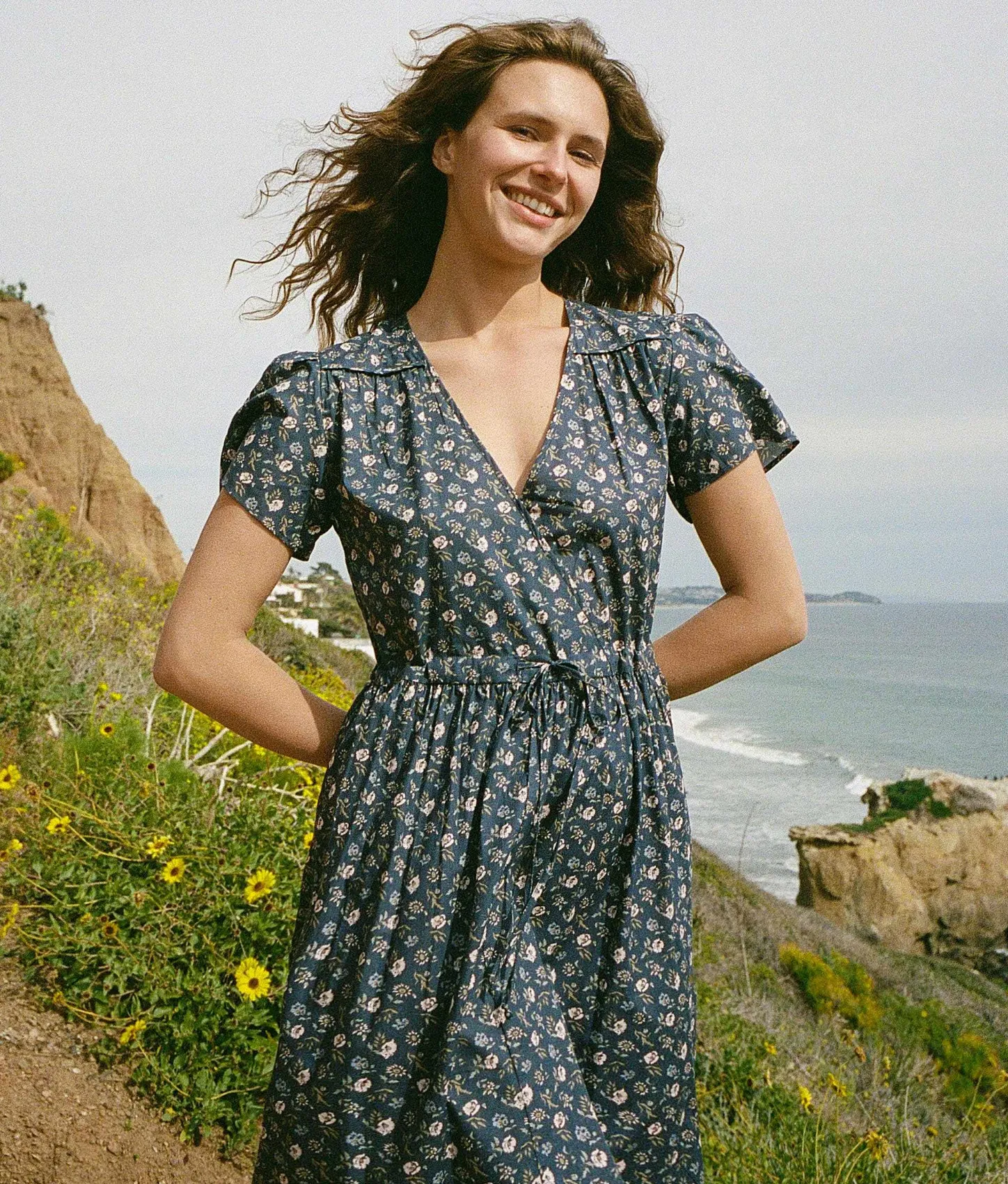 Dresses^Christy Dawn The Dawn Dress Oat Straw Blue