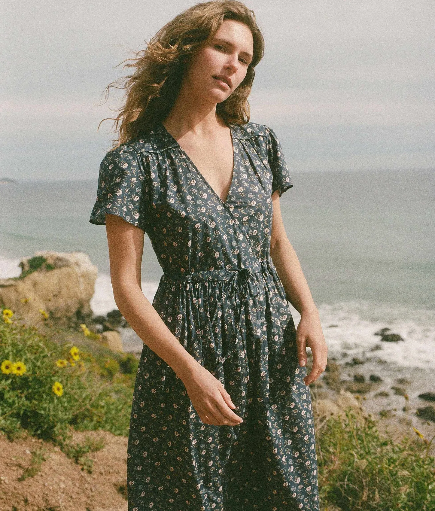 Dresses^Christy Dawn The Dawn Dress Oat Straw Blue
