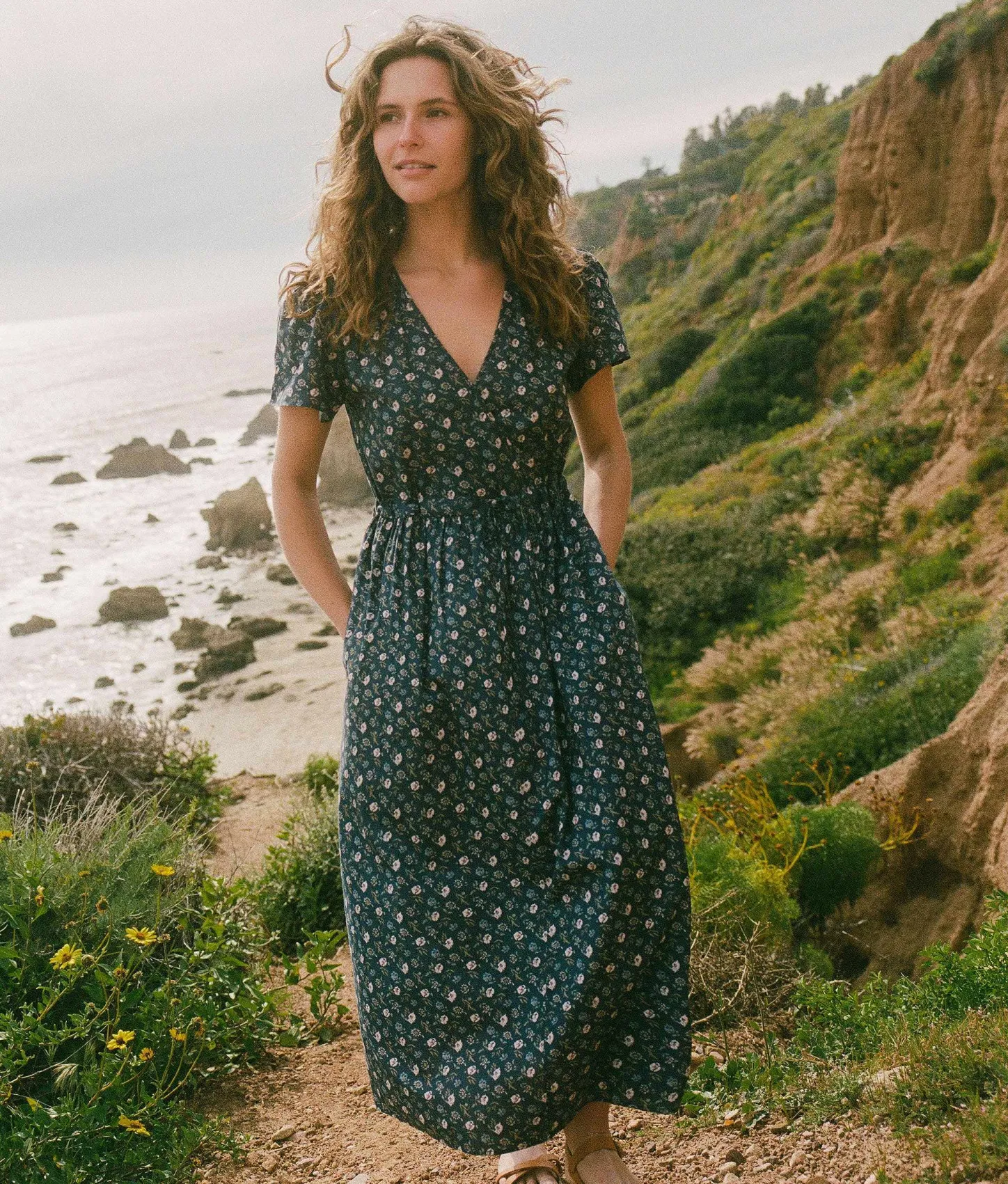 Dresses^Christy Dawn The Dawn Dress Oat Straw Blue