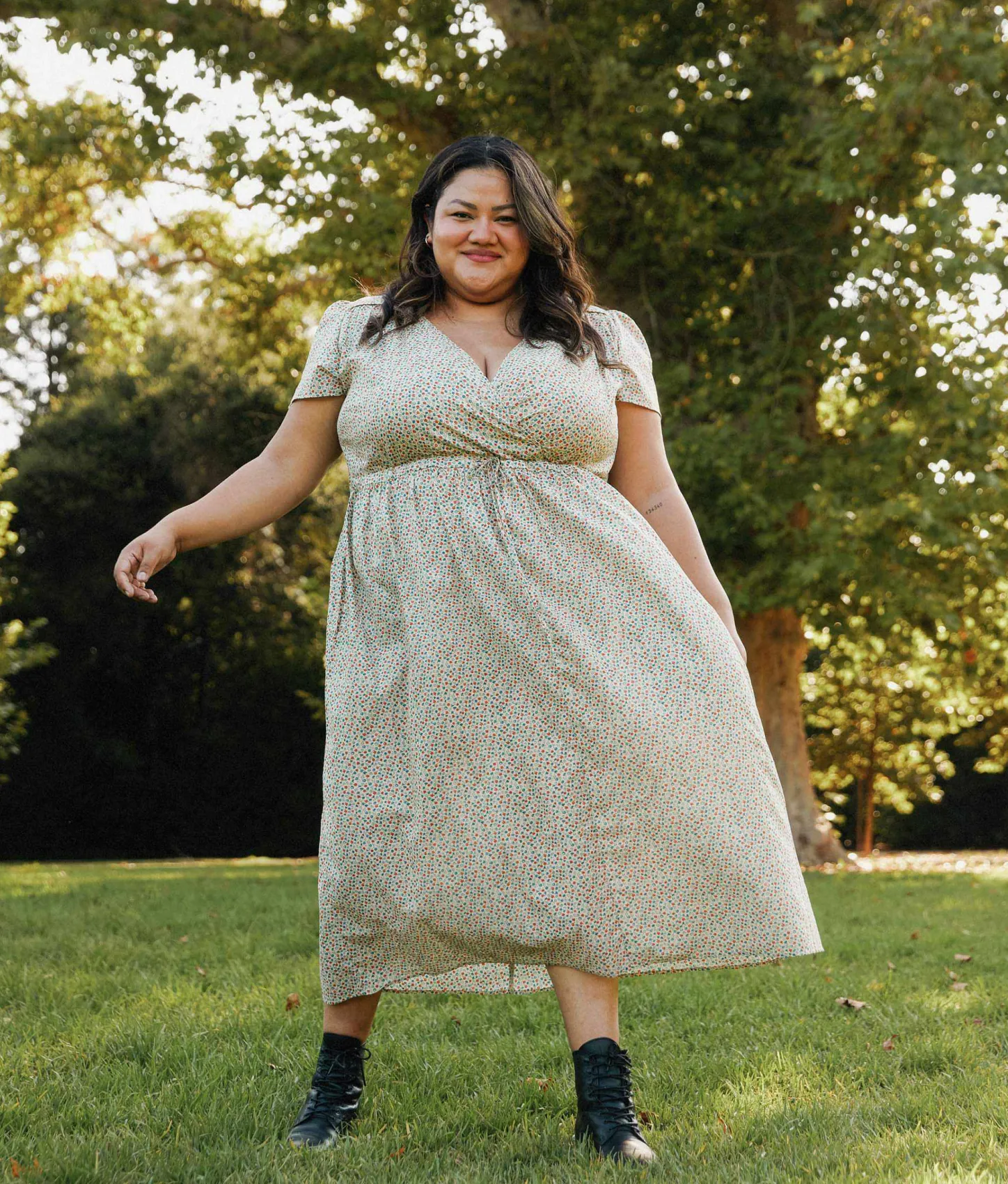 Extended Sizing^Christy Dawn The Dawn Dress Extended Calico Chamomile