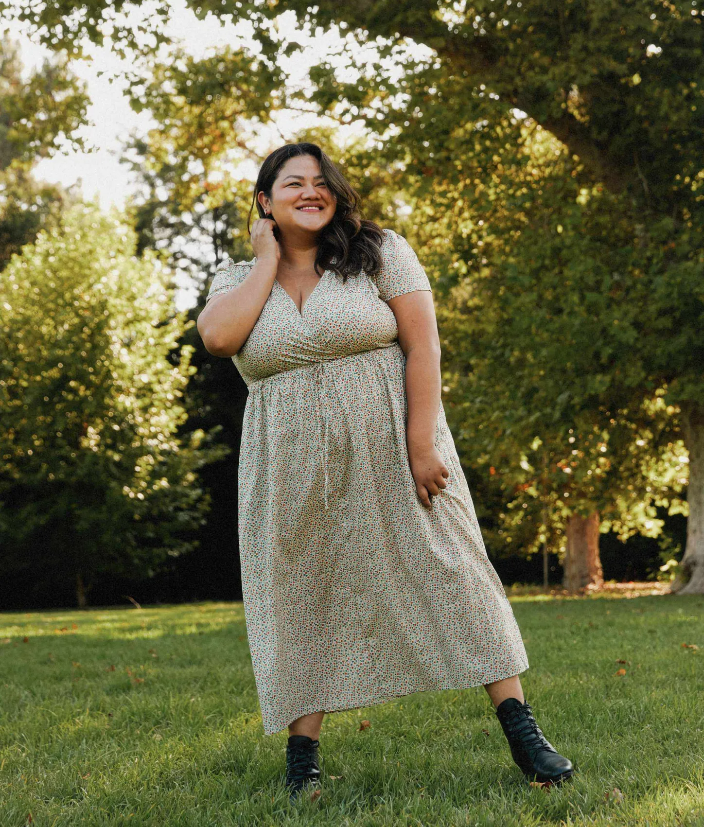Extended Sizing^Christy Dawn The Dawn Dress Extended Calico Chamomile