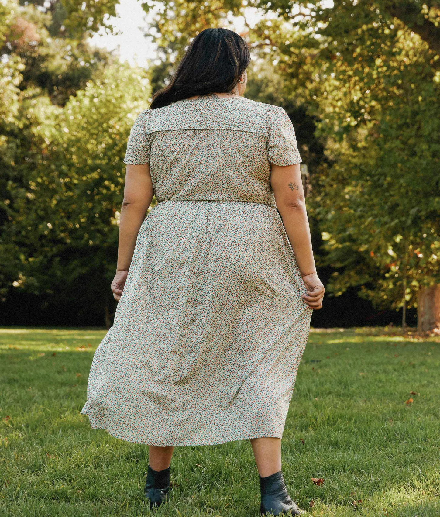 Extended Sizing^Christy Dawn The Dawn Dress Extended Calico Chamomile