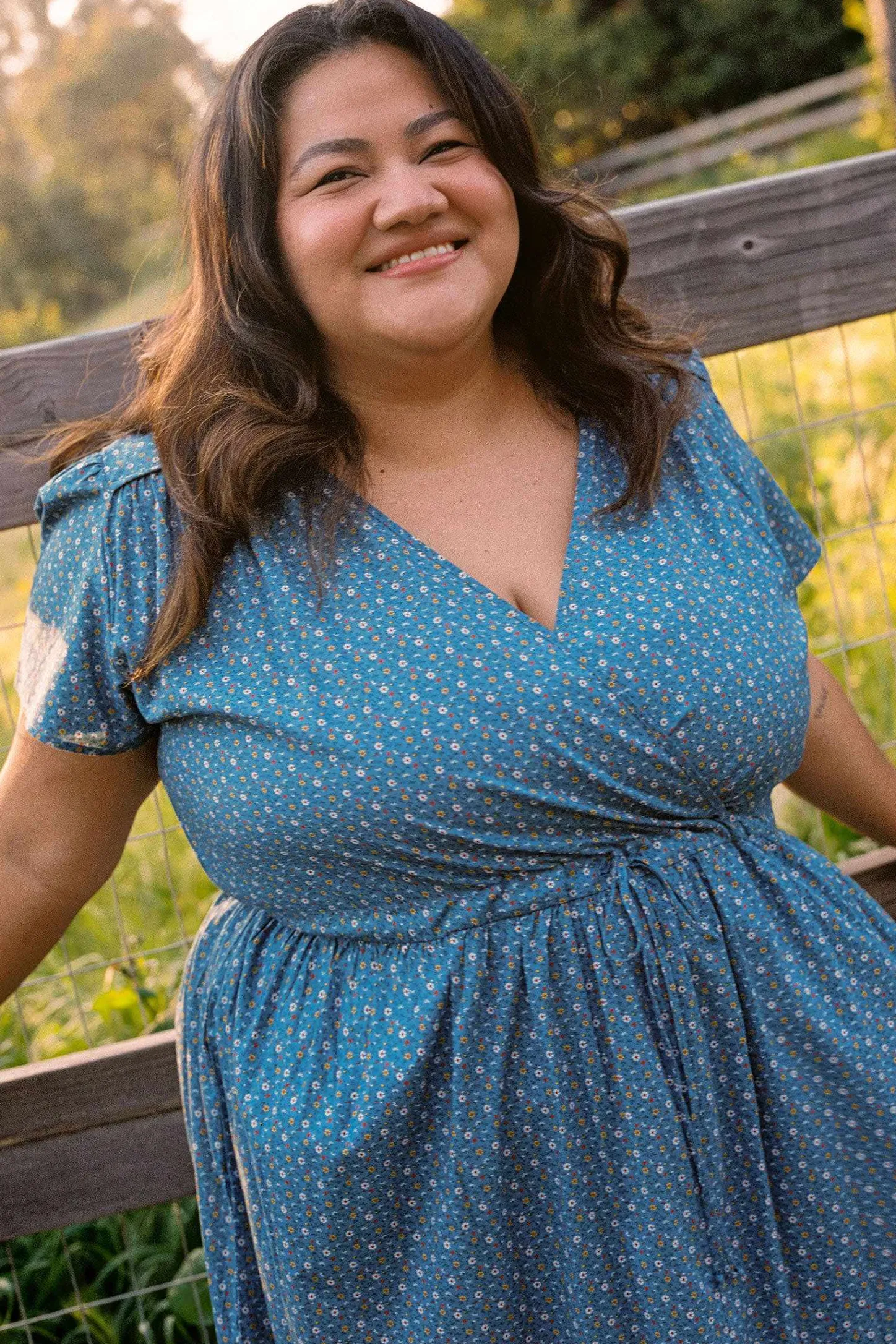 Extended Sizing^Christy Dawn The Dawn Dress Extended Essence Blue
