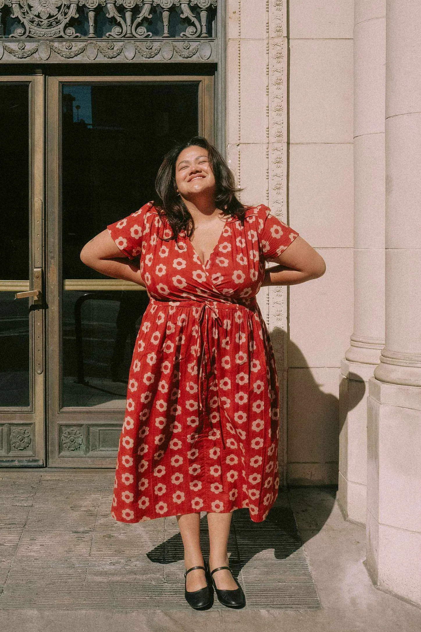 Extended Sizing^Christy Dawn The Dawn Dress Extended Crimson Daisy
