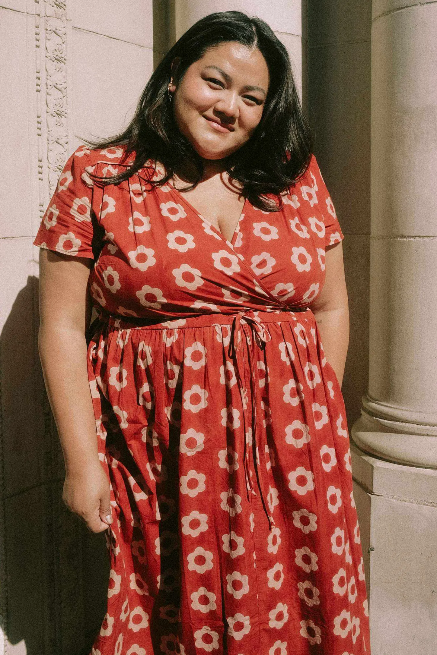 Extended Sizing^Christy Dawn The Dawn Dress Extended Crimson Daisy