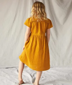 Dresses^Christy Dawn The Dawn Dress Kids Mustard Gauze