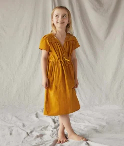 Dresses^Christy Dawn The Dawn Dress Kids Mustard Gauze