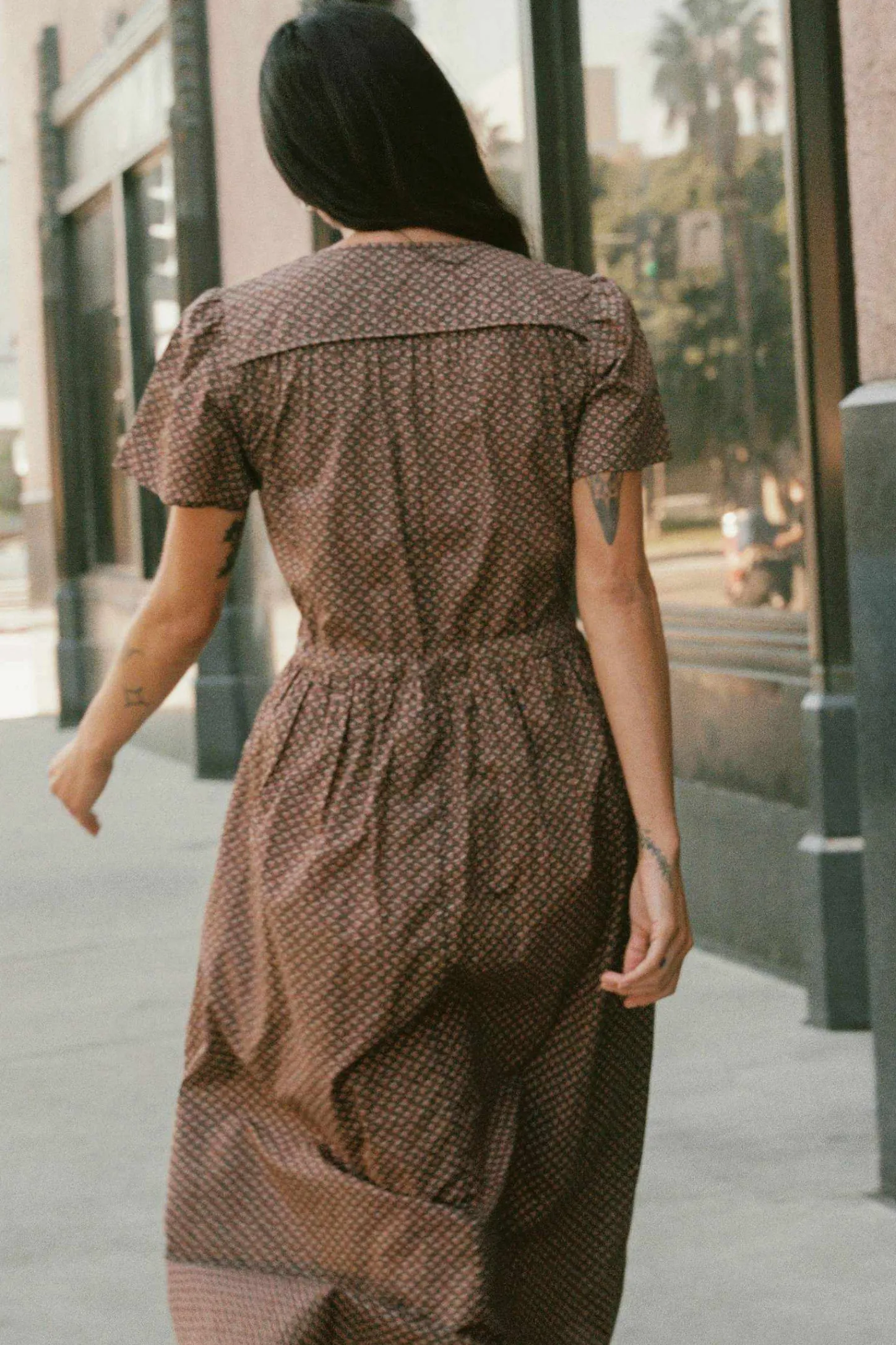 Dresses^Christy Dawn The Dawn Dress Petites Geo Ditsy Hickory