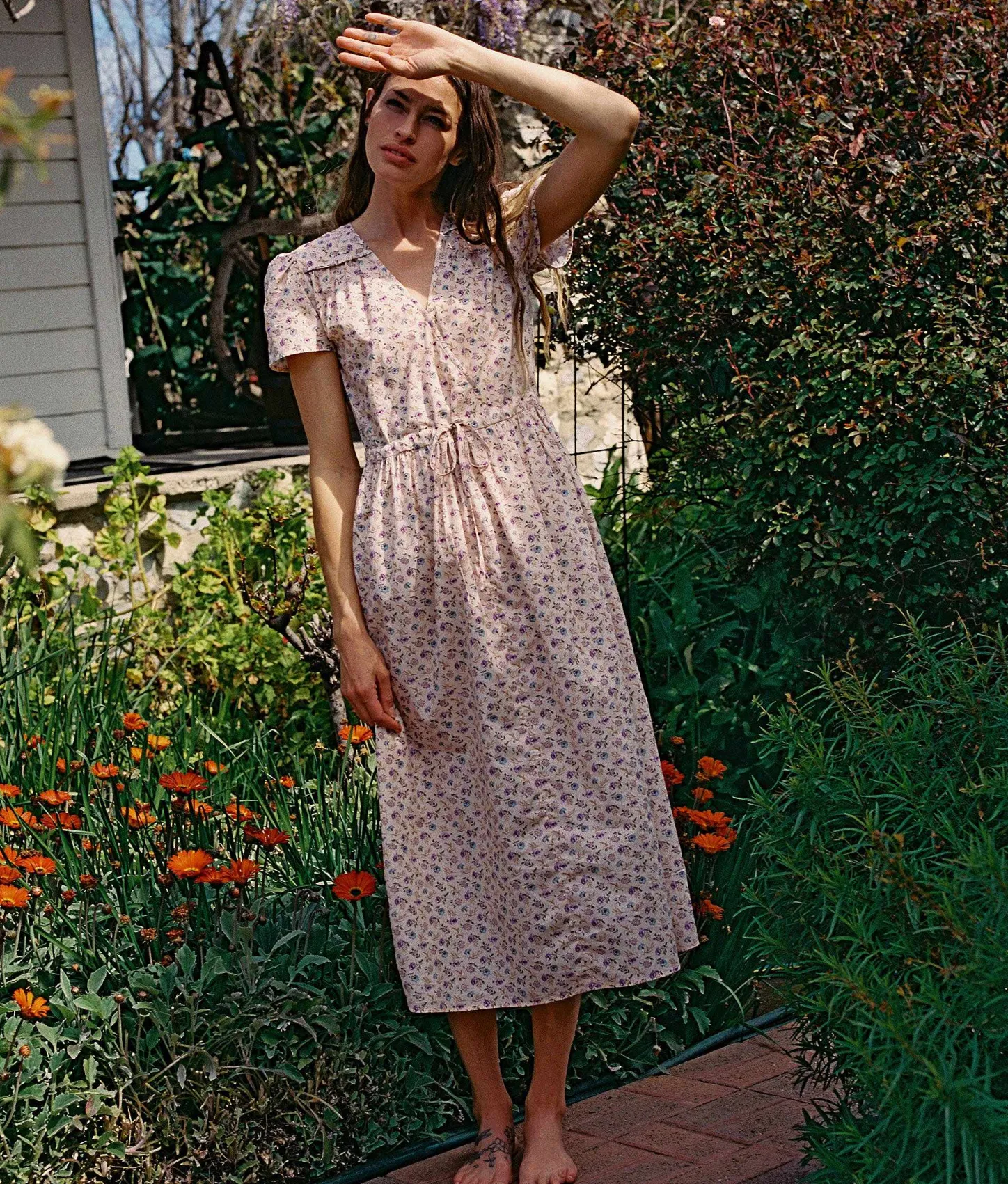 Dresses^Christy Dawn The Dawn Dress Petites Oat Straw Cream