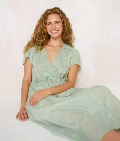 Dresses^Christy Dawn The Dawn Dress Petites Ditsy Teal