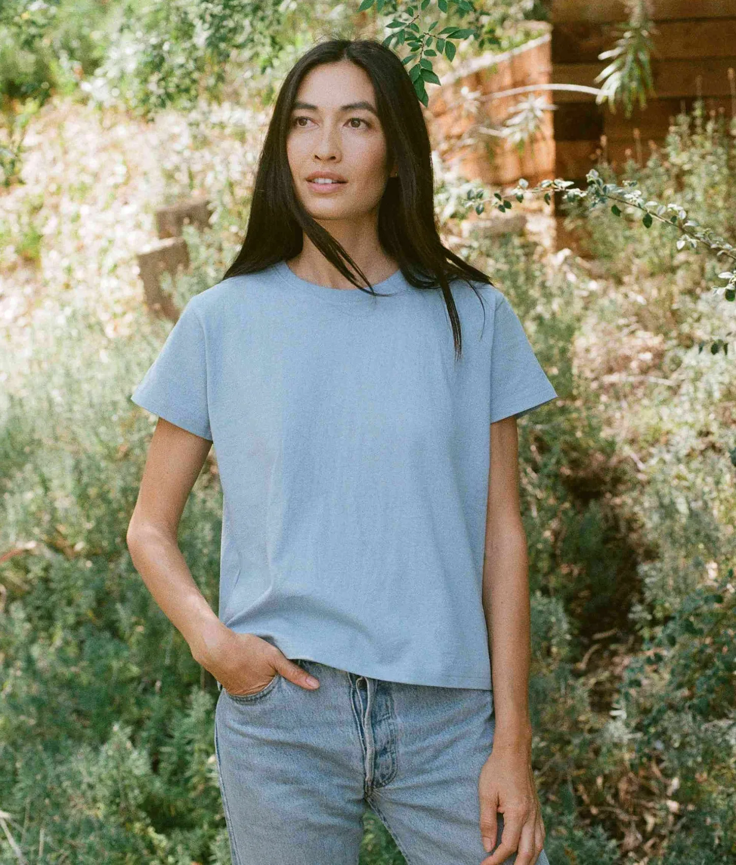 Tops & Blouses^Christy Dawn The Earth Tee Blue Corn