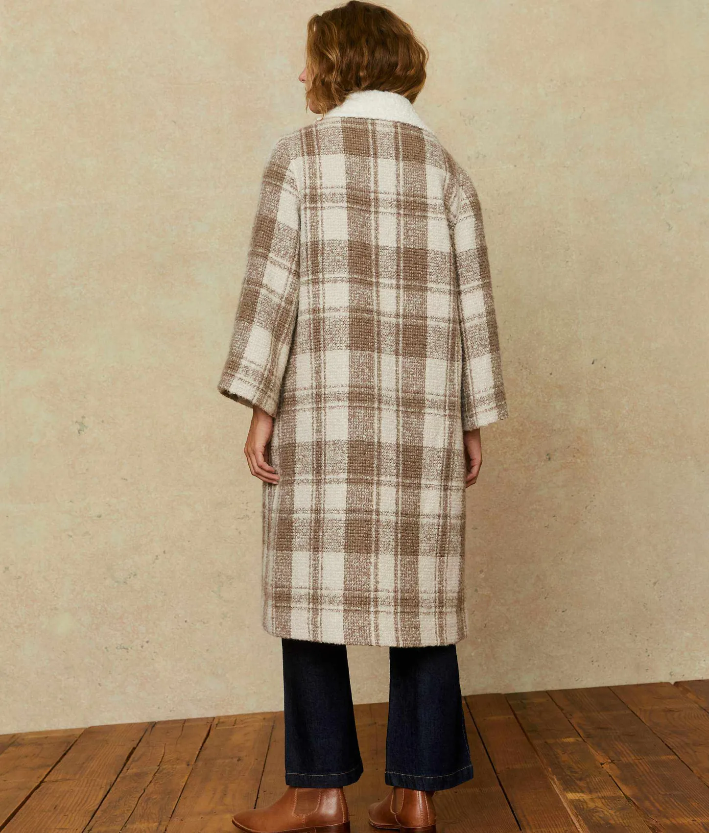 Dresses^Christy Dawn The Eleanor Coat Oat Plaid