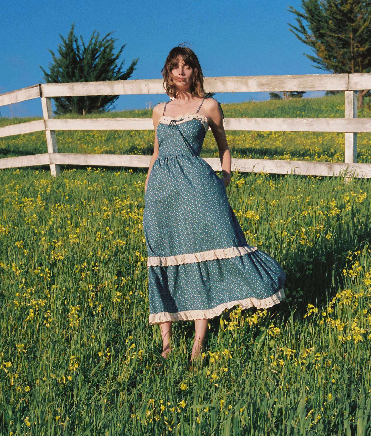 Dresses^Christy Dawn The Emma Dress Essence Blue