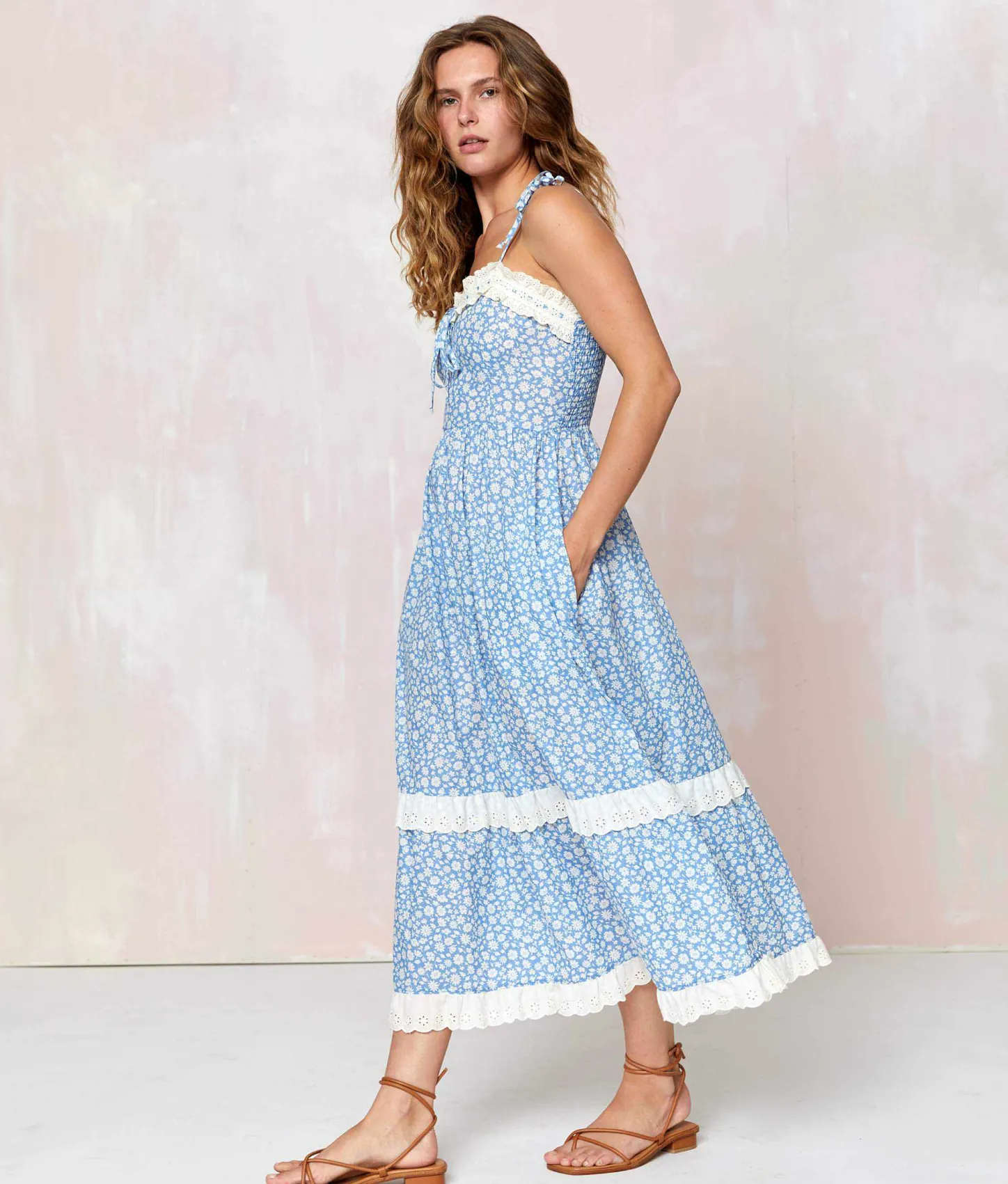 Dresses^Christy Dawn The Emma Dress Blue Calendula