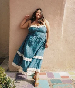 Dresses^Christy Dawn The Emma Dress Extended Essence Blue