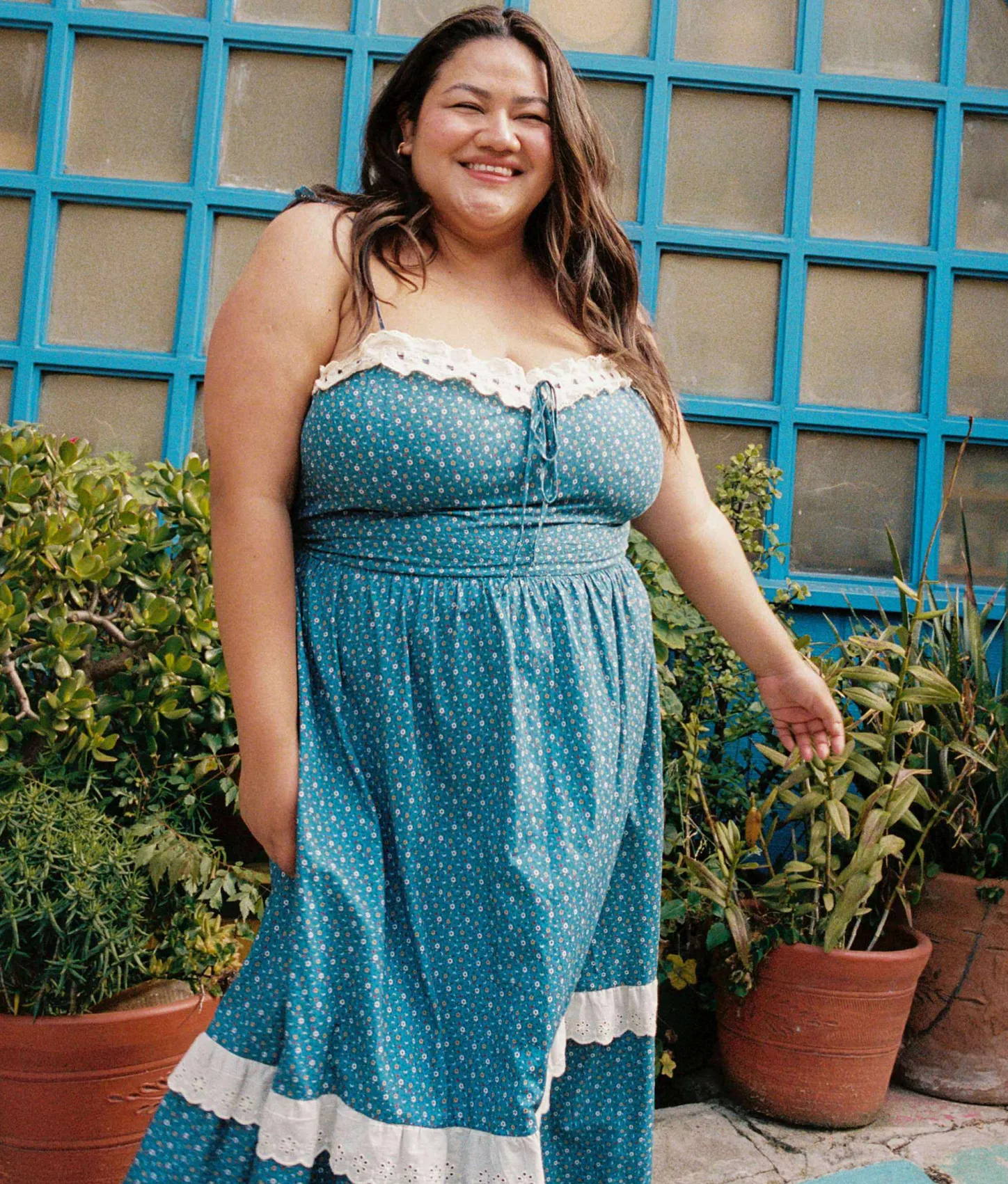 Dresses^Christy Dawn The Emma Dress Extended Essence Blue
