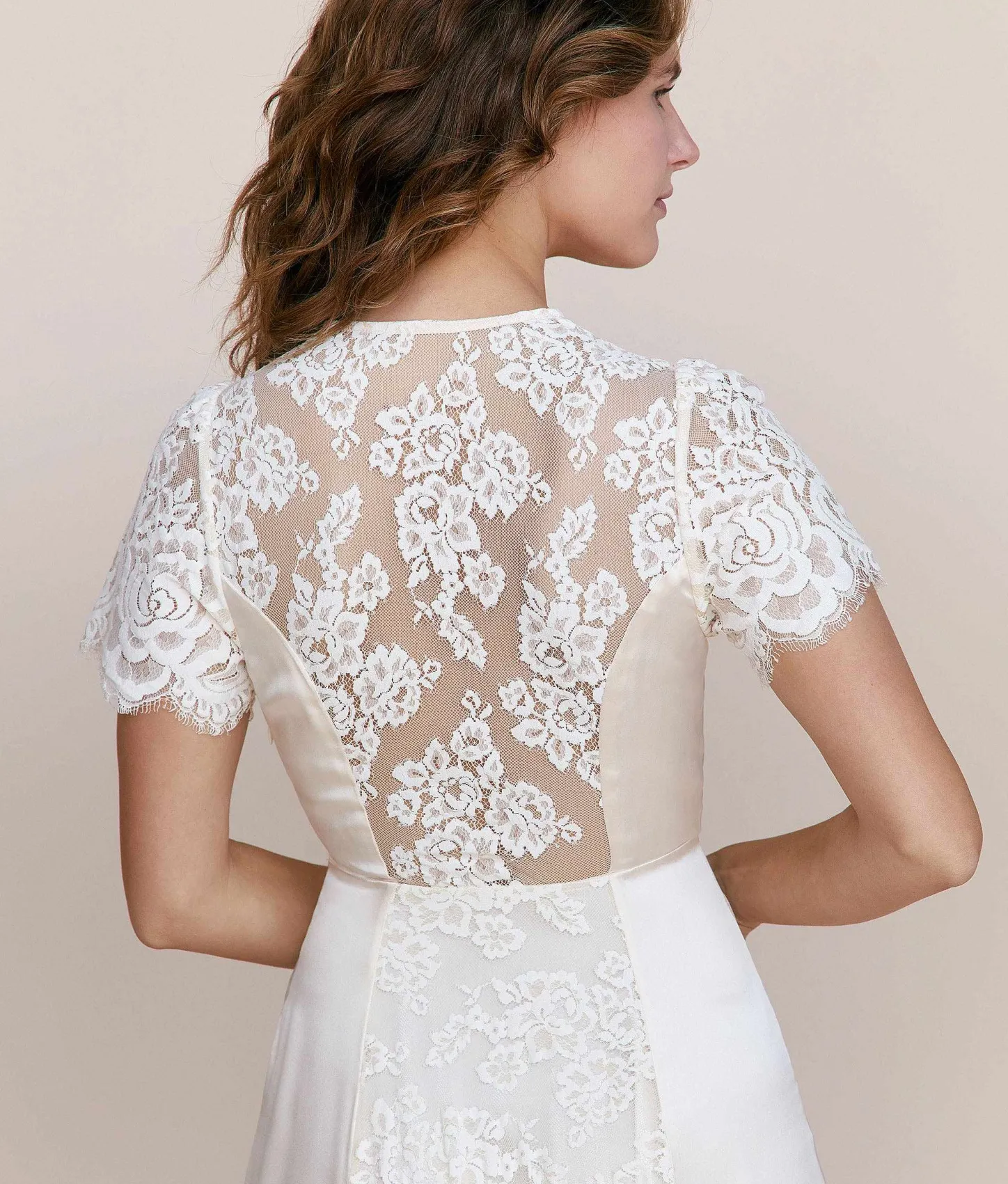 Bridal^Christy Dawn The Fitzgerald Dress Pearl Silk