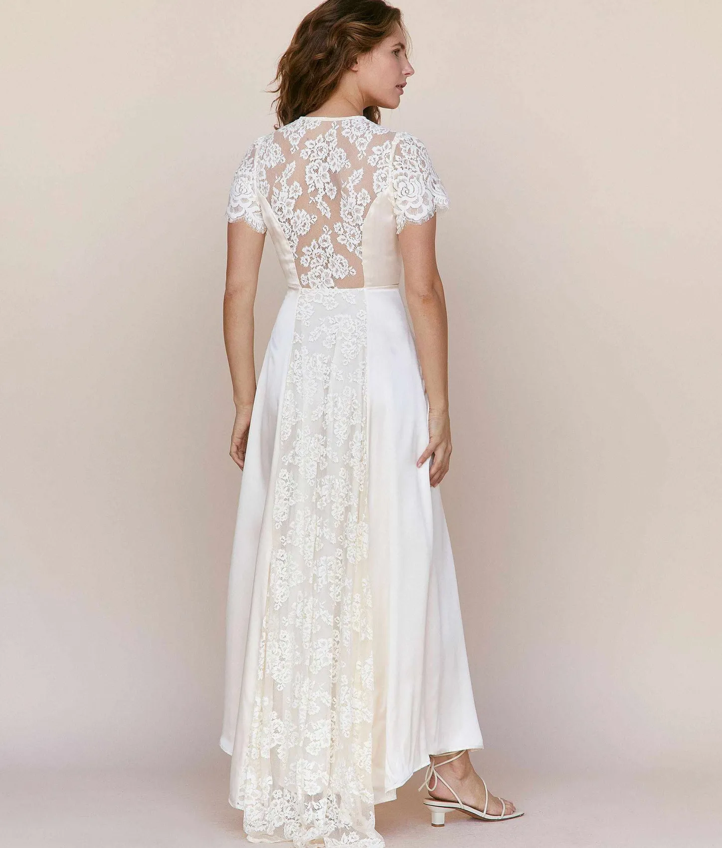 Bridal^Christy Dawn The Fitzgerald Dress Pearl Silk