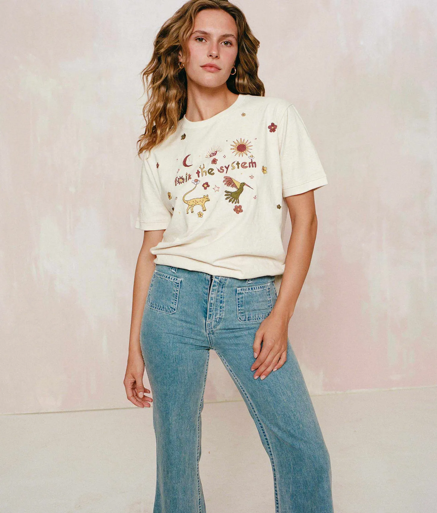 Tops & Blouses^Christy Dawn The Folk The System Tee Seed