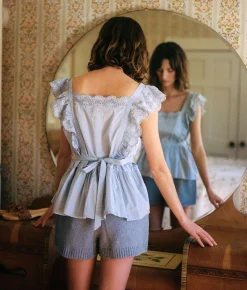 Dresses^Christy Dawn The Gianni Blouse Celeste